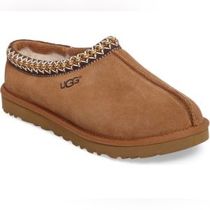 UGG Tasman Chestnut Suede Slippers